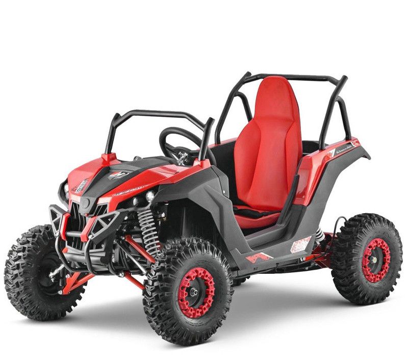 Buggy enfant électrique 1200W 48V UTV électrique rouge - Photo n°1