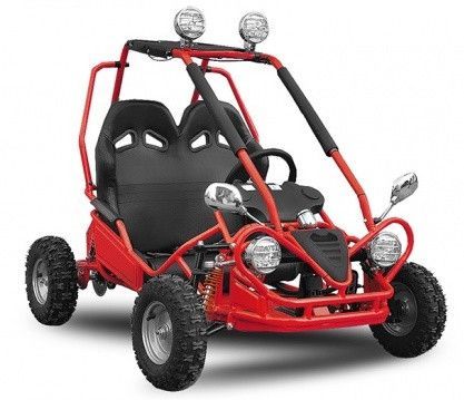 Buggy enfant électrique rouge 450W avec marche arrière - Photo n°1
