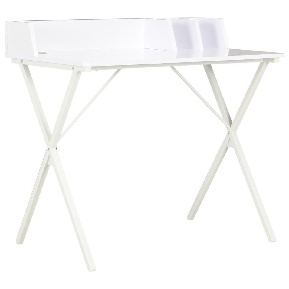 Bureau Blanc 80x50x84 cm - Photo n°1