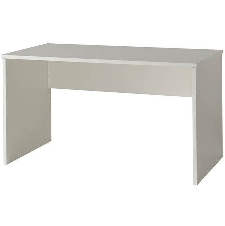 Bureau bois hêtre blanc mat London - Photo n°1