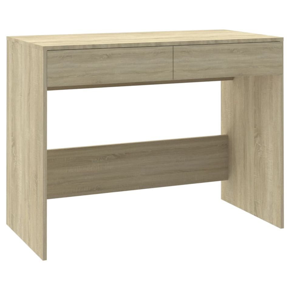 Bureau Chêne sonoma 101x50x76,5 cm - Photo n°1