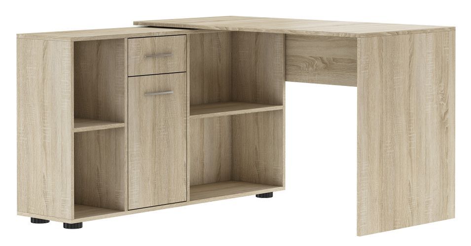 Bureau d’angle modulable KALILO 120 cm – Design intelligent et espace optimisé - Photo n°1