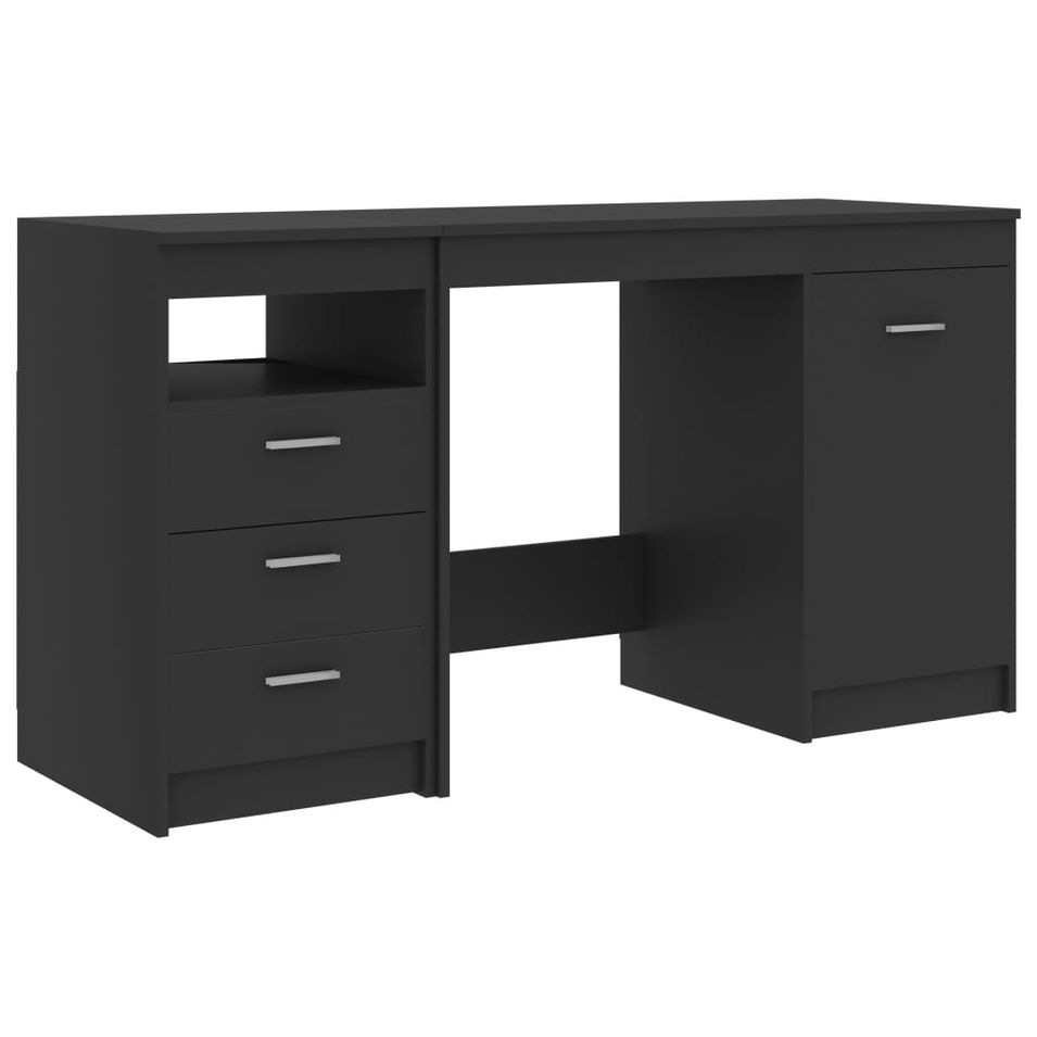 Bureau Gris 140x50x76 cm - Photo n°1