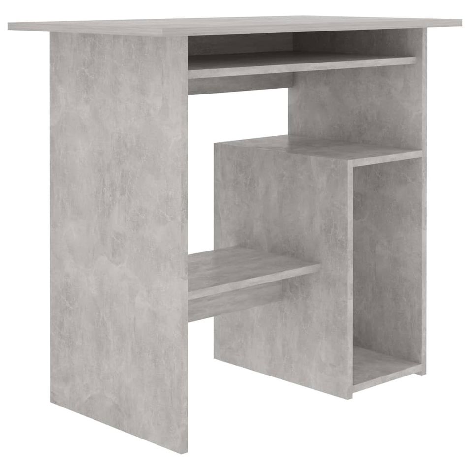 Bureau Gris béton 80 x 45 x 74 cm - Photo n°1