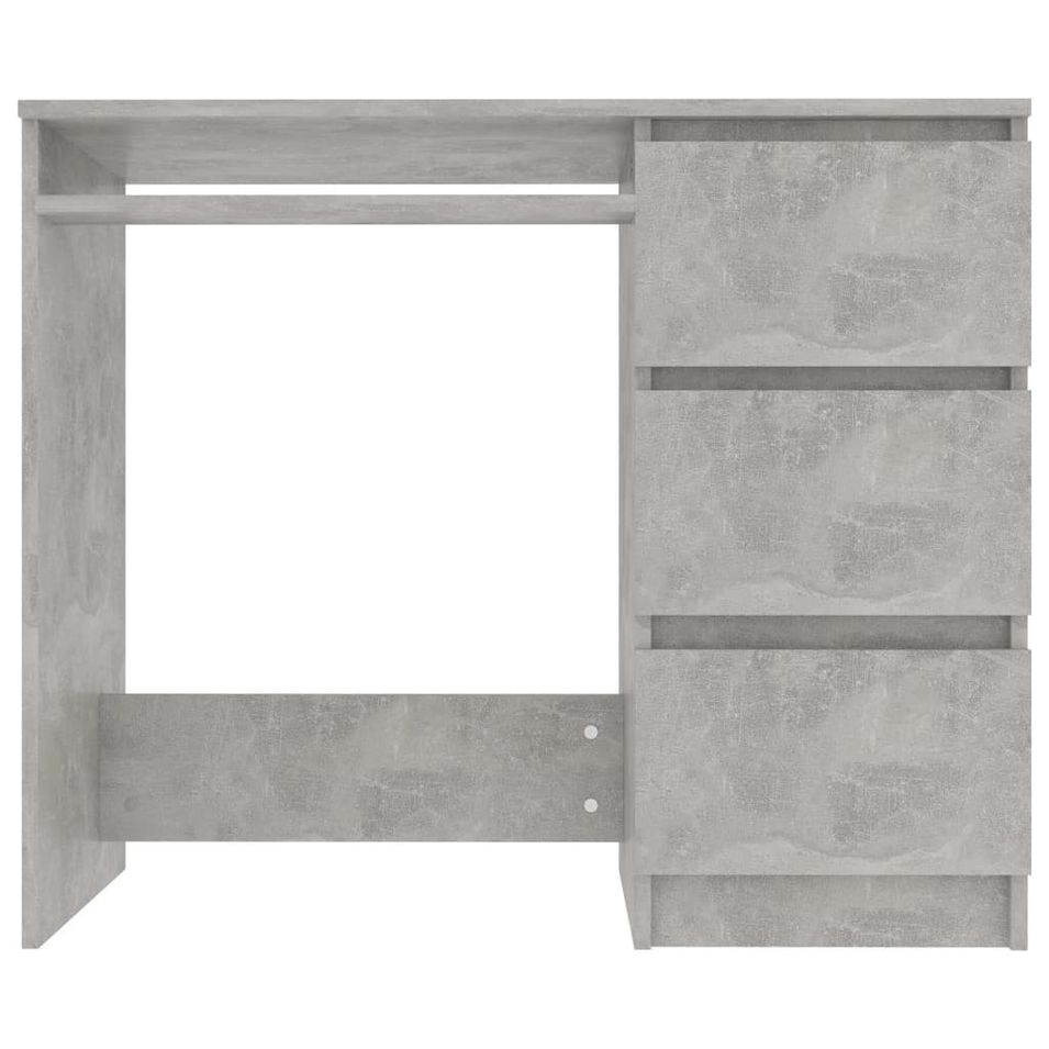 Bureau Gris béton 90x45x76 cm - Photo n°1
