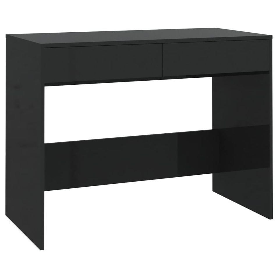 Bureau Noir 101x50x76,5 cm - Photo n°1