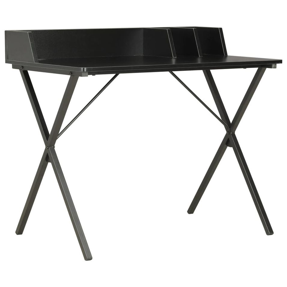 Bureau Noir 80x50x84 cm - Photo n°1