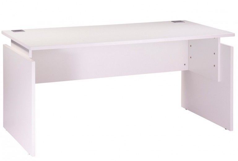 Bureau réglable en hauteur blanc Hublo - Photo n°1