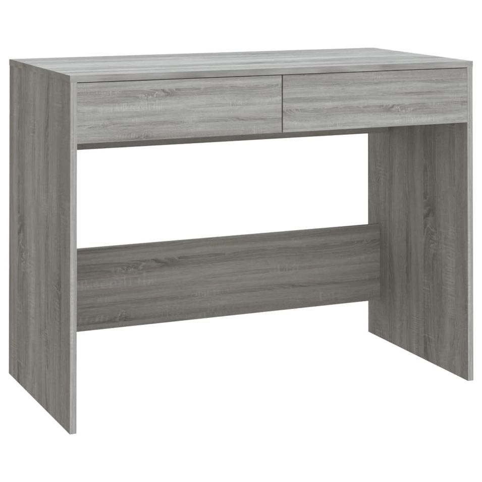 Bureau Sonoma gris 101x50x76,5 cm - Photo n°1