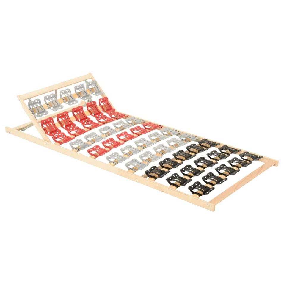 Sommier 12 lattes tête de lit réglable 80x200 cm - Photo n°1