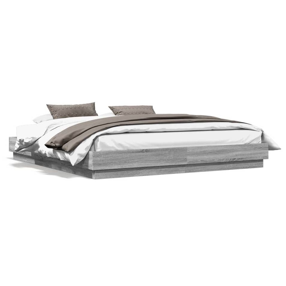 Cadre de lit 23 cm en bois Korina – Élevez le confort de votre chambre avec modernité - Photo n°1