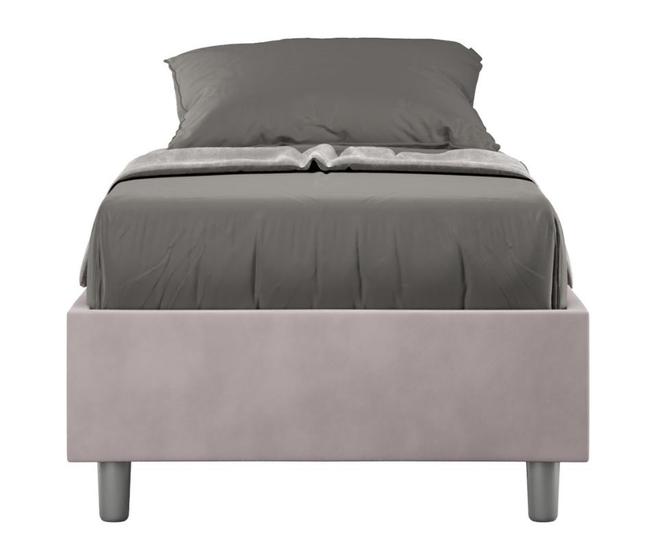 Cadre de lit 39 cm en microfibre Avika - Minimalisme et Modernité - Photo n°1