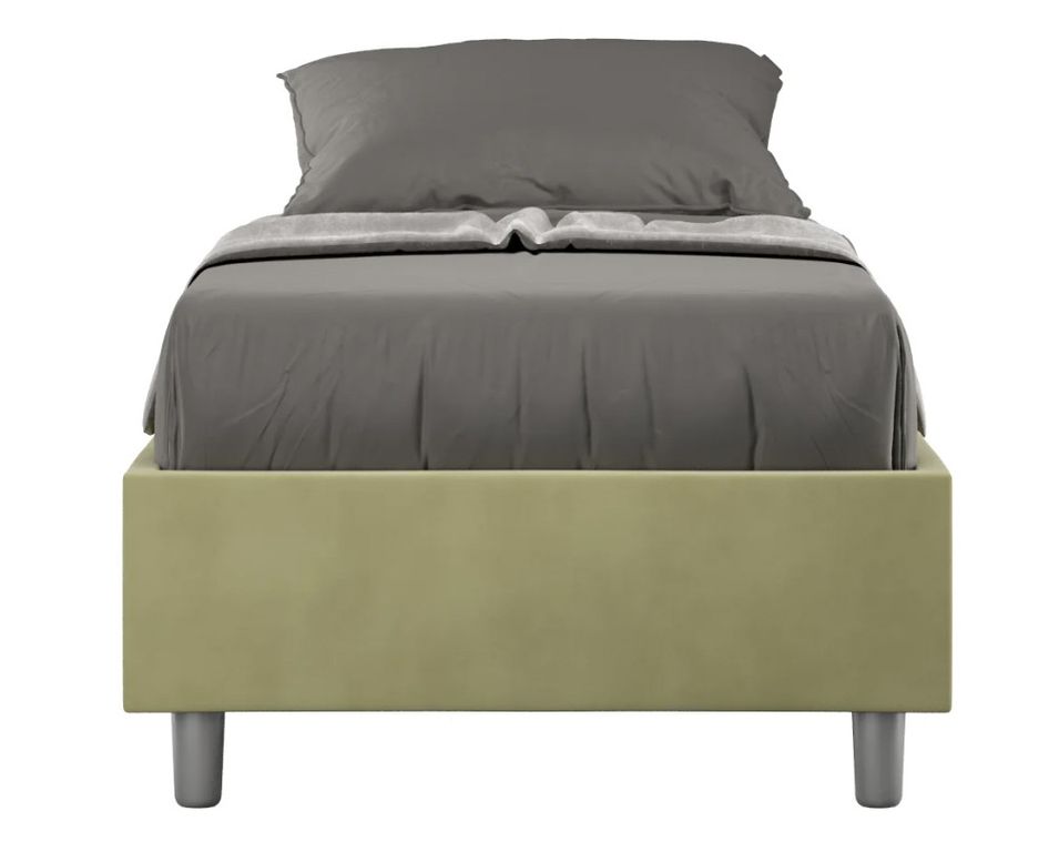 Cadre de lit 39 cm en microfibre Avika - Minimalisme et Modernité - Photo n°1