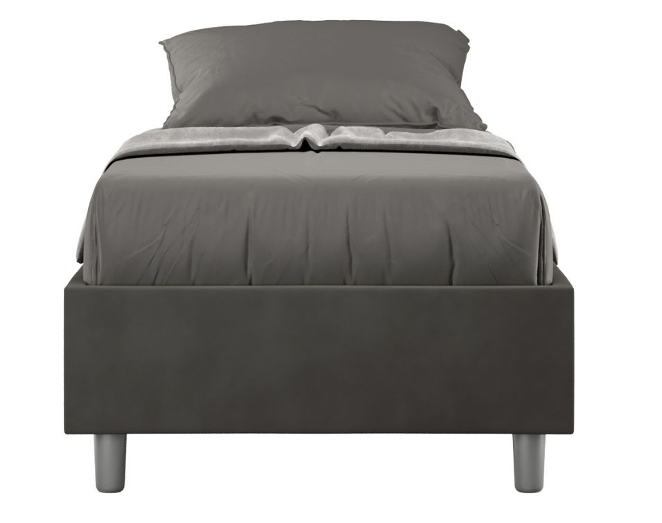 Cadre de lit 39 cm en microfibre Avika - Minimalisme et Modernité - Photo n°1