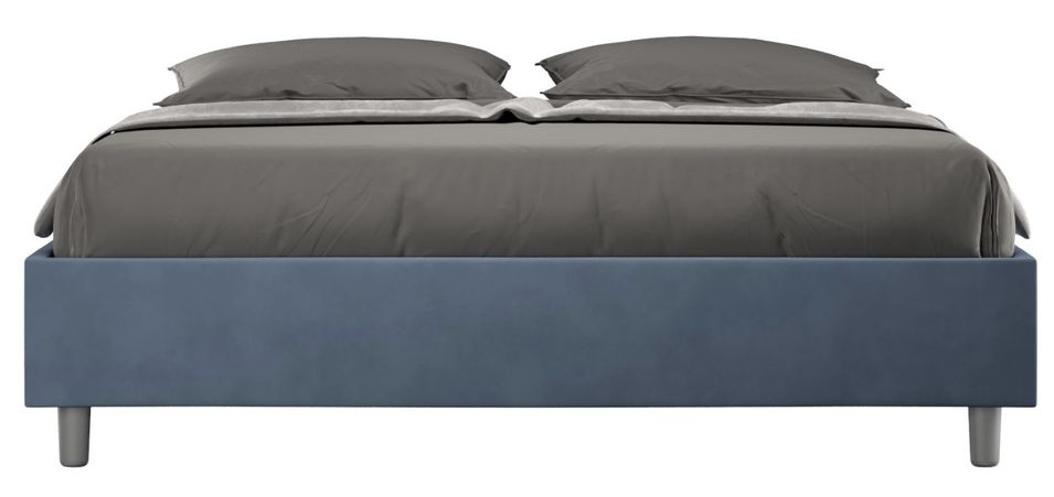 Cadre de lit 39 cm en microfibre Avika - Minimalisme et Modernité - Photo n°1