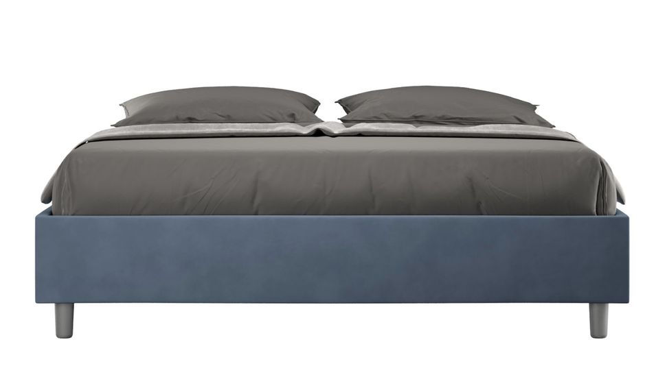 Cadre de lit 39 cm en microfibre Avika - Minimalisme et Modernité - Photo n°1