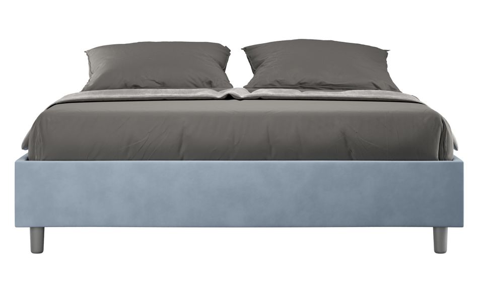 Cadre de lit 39 cm en microfibre Avika - Minimalisme et Modernité - Photo n°1