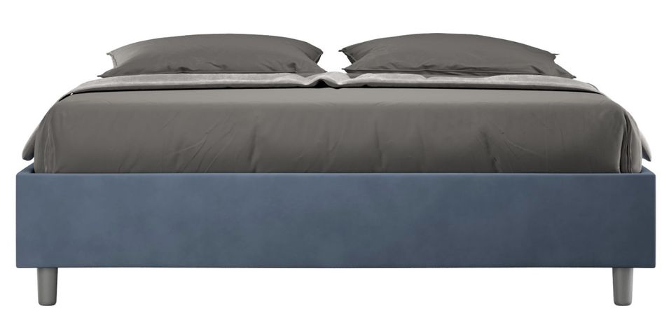 Cadre de lit 39 cm en microfibre Avika - Minimalisme et Modernité - Photo n°1