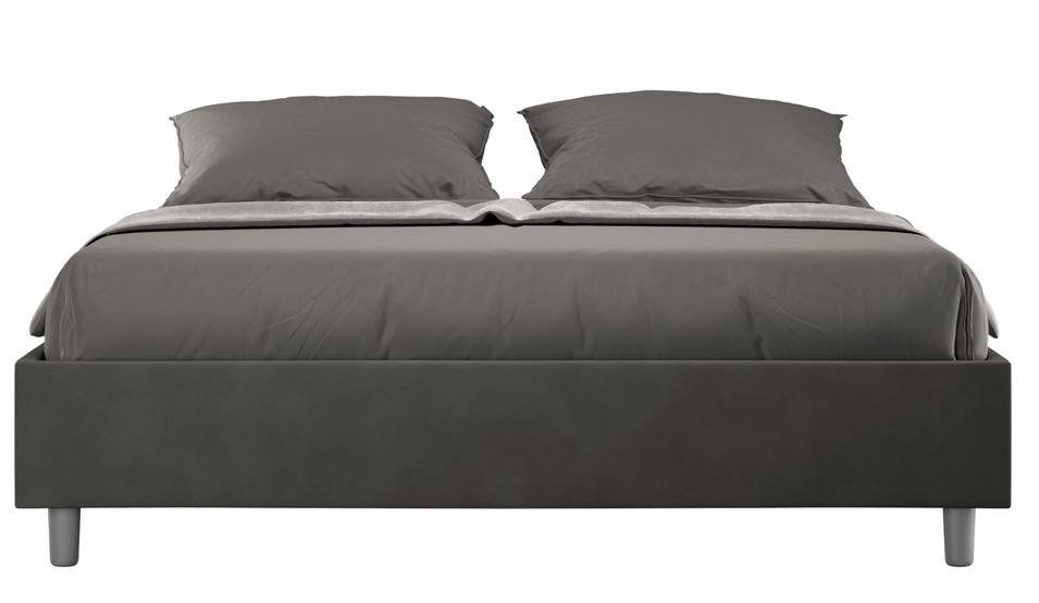 Cadre de lit 39 cm en microfibre Avika - Minimalisme et Modernité - Photo n°1