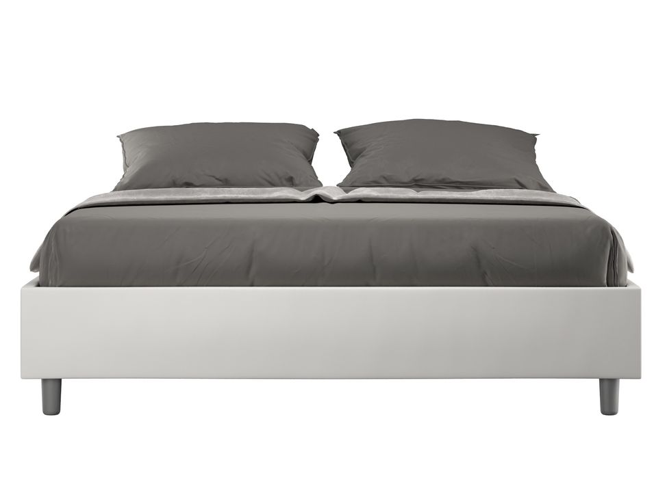 Cadre de lit 39 cm en simili cuir Agora - Photo n°1