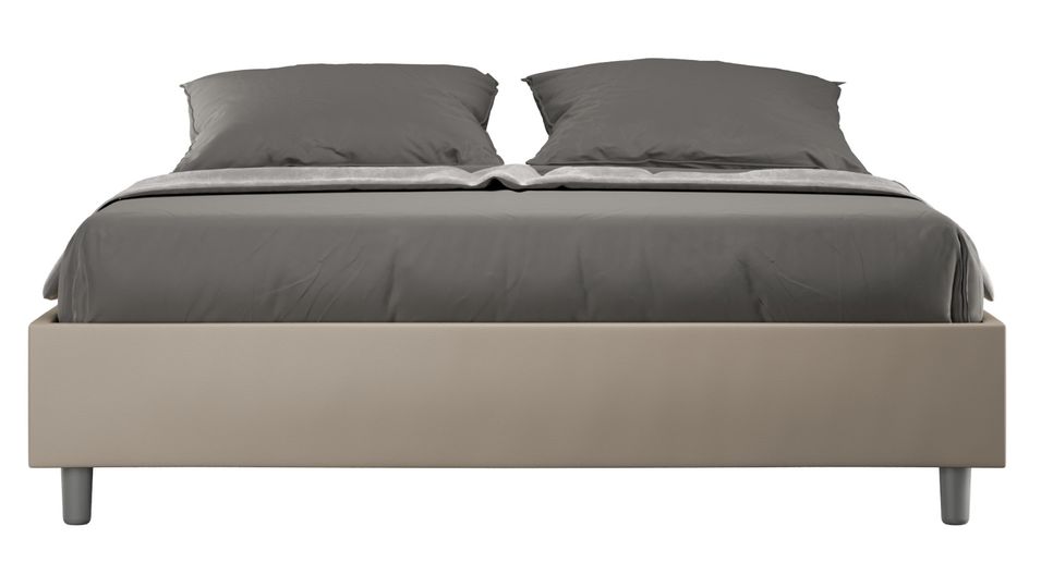 Cadre de lit 39 cm en simili cuir Agora - Photo n°1