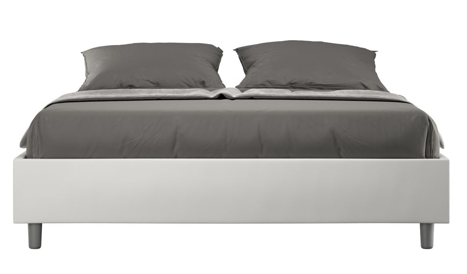 Cadre de lit 39 cm en simili cuir Agora - Photo n°1