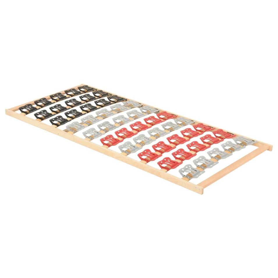 Cadre de lit avec 12 lattes et supports 120x200 cm - Photo n°1