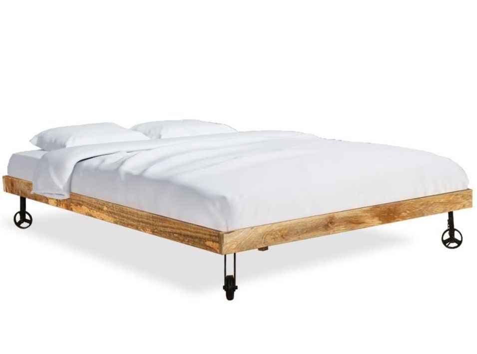 Cadre de Lit bois de manguier Induka 180x200 cm - Photo n°1