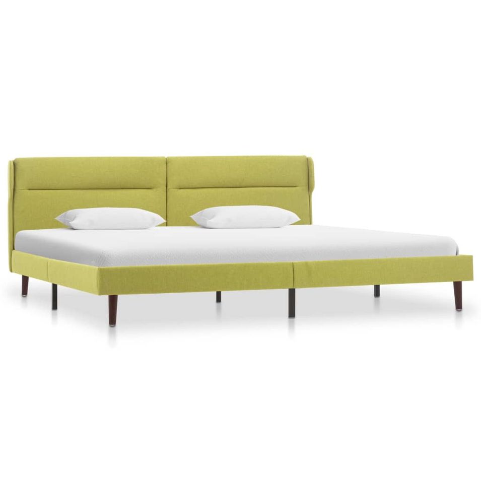 Lit Vert Tissu 180 x 200 cm 5 - Photo n°1