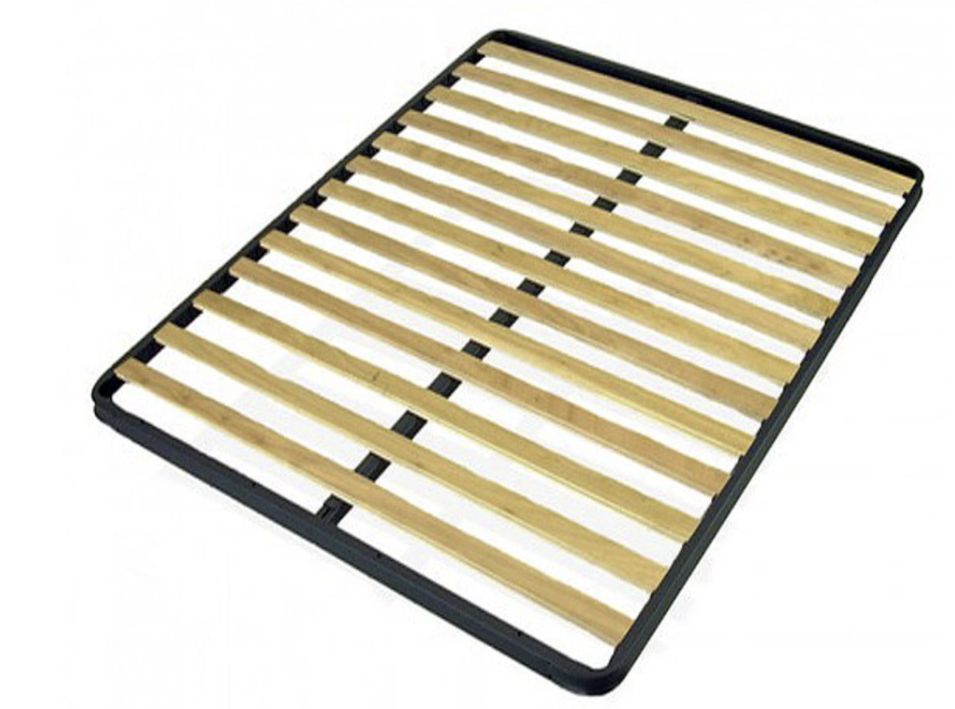 Cadre en acier renforcé à 13 lattes en bois - Qualité Italienne - Photo n°1