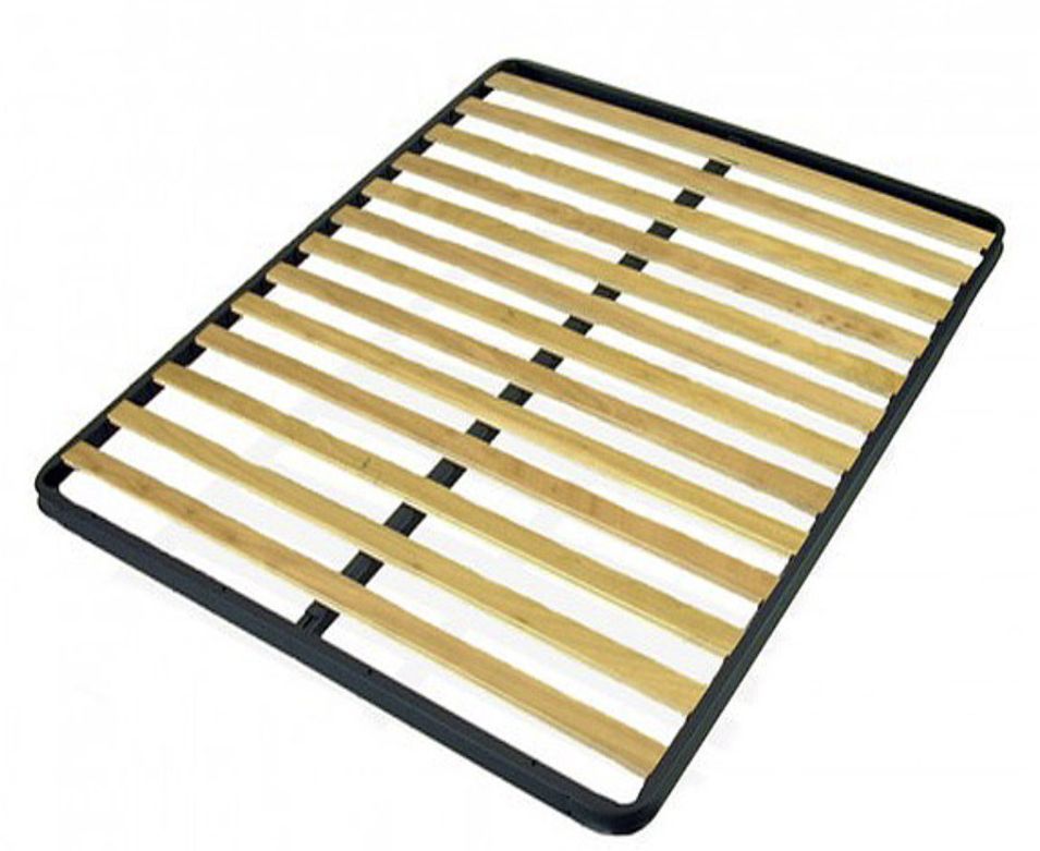 Cadre en acier renforcé à 13 lattes en bois - Qualité Italienne - Photo n°1