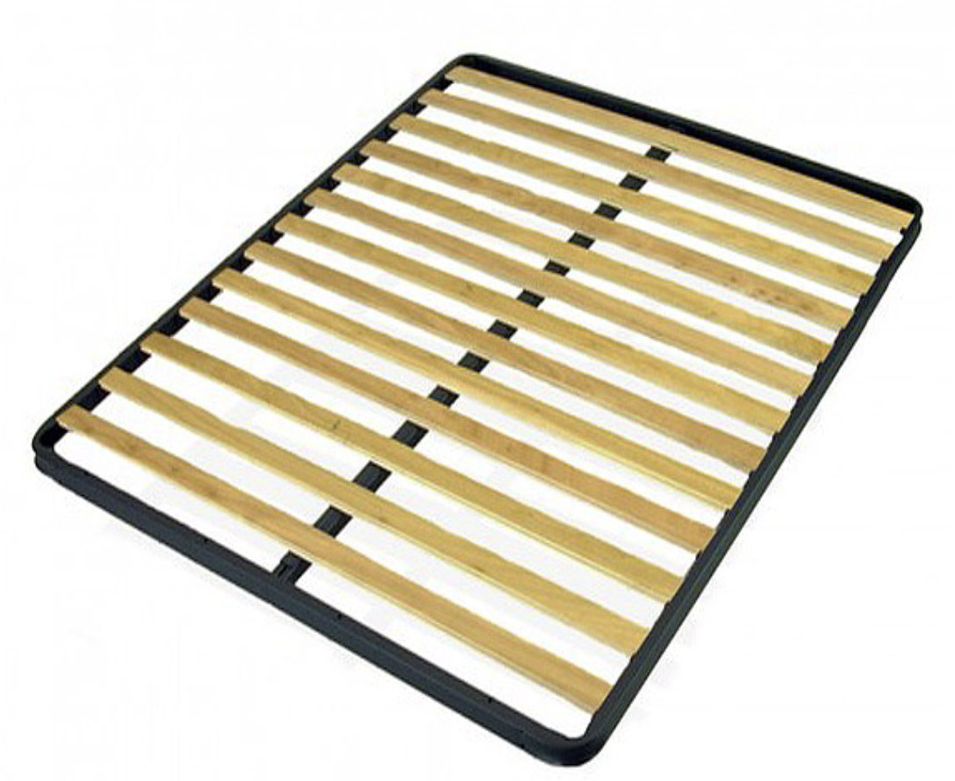 Cadre en acier renforcé à 13 lattes en bois - Qualité Italienne - Photo n°1