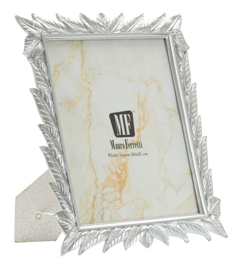 Cadre feuille argent 27 x 2 x 32,3 cm (dimensions intérieures 20 x 25 cm) - Photo n°1