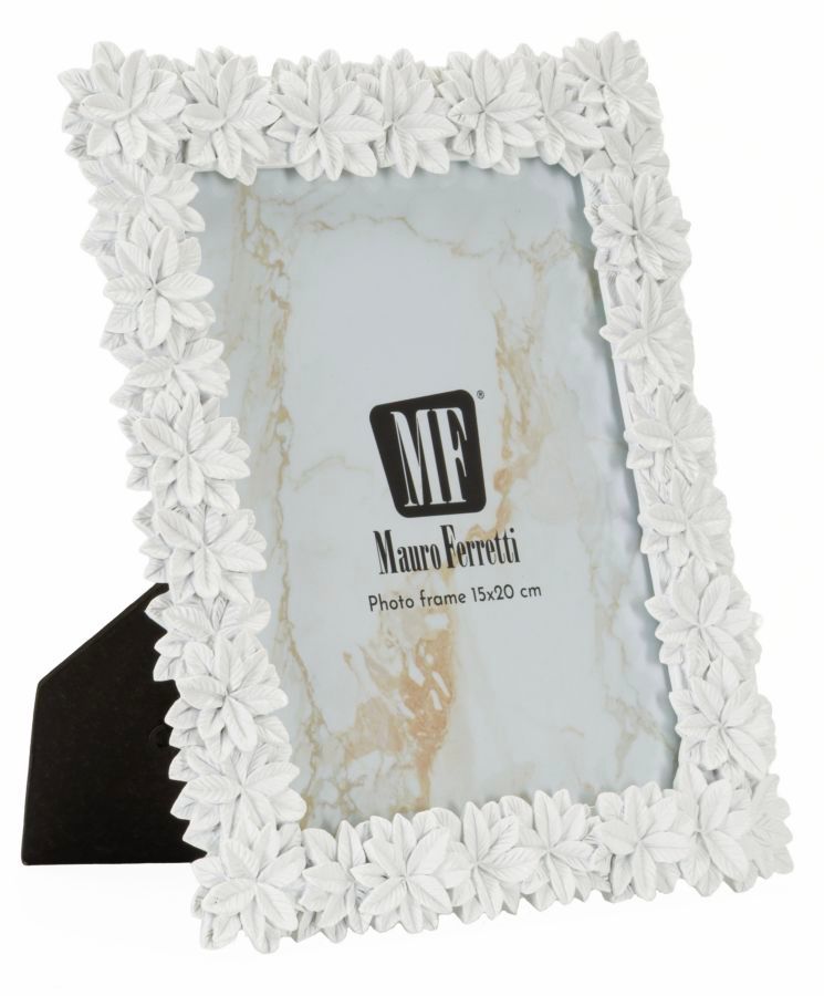 Cadre floral romantique 21 x 1,9 x 25,7 cm (dimensions intérieures 10 x 15 cm) - Photo n°1