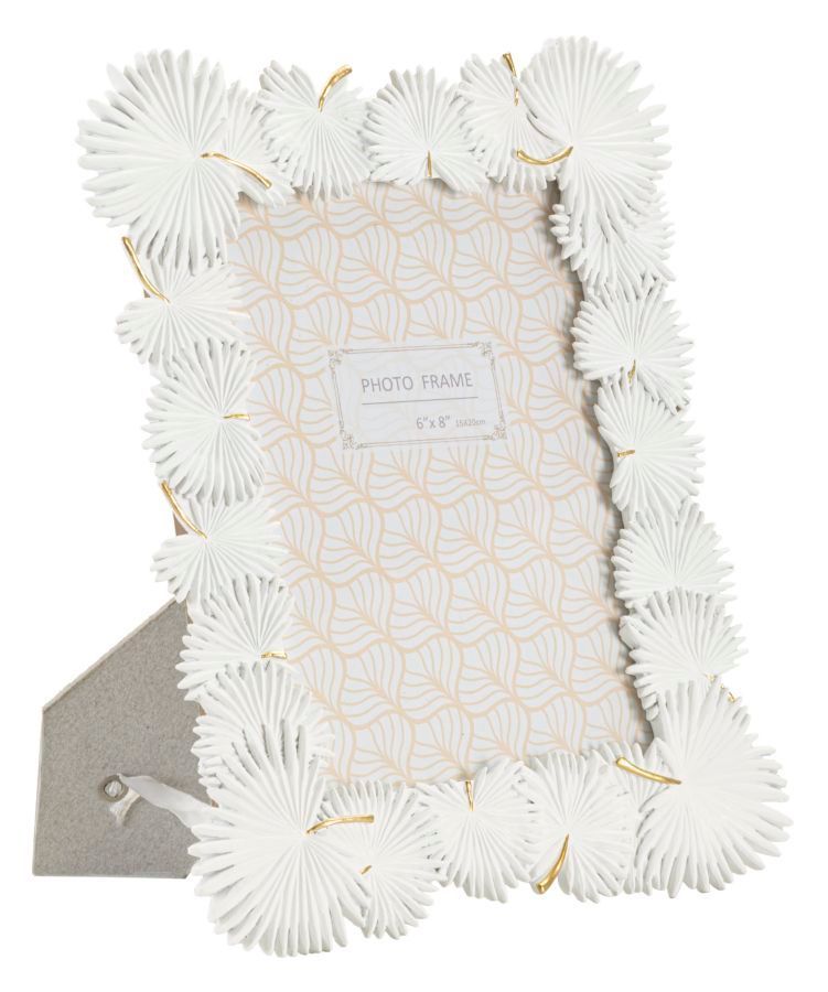 Cadre photo feuille de palmier cm 22,7x1,5x28 (taille de la photo intérieure cm 15x20) - Photo n°1