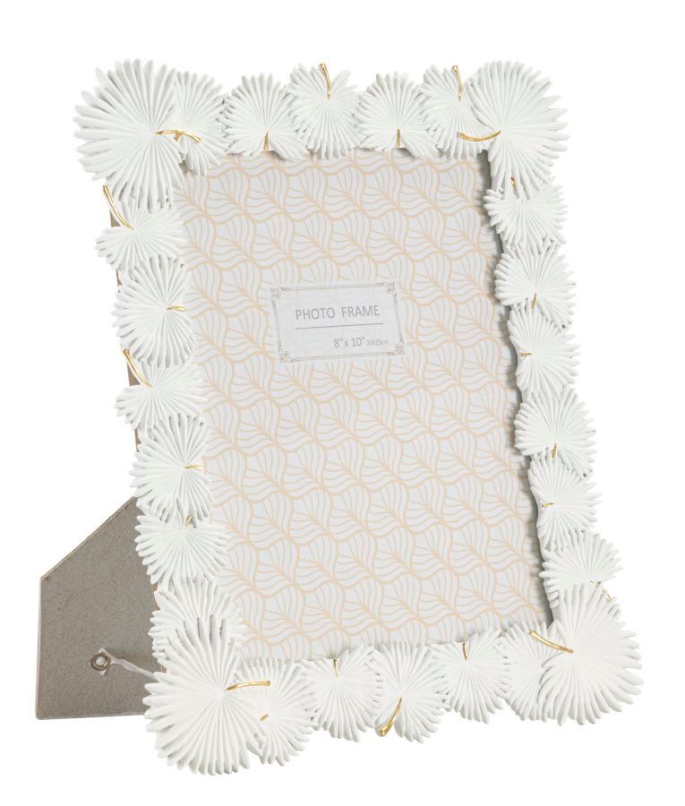 Cadre photo feuille de palmier cm 28,5x1,7x33 (taille de la photo intérieure cm 20x25) - Photo n°1