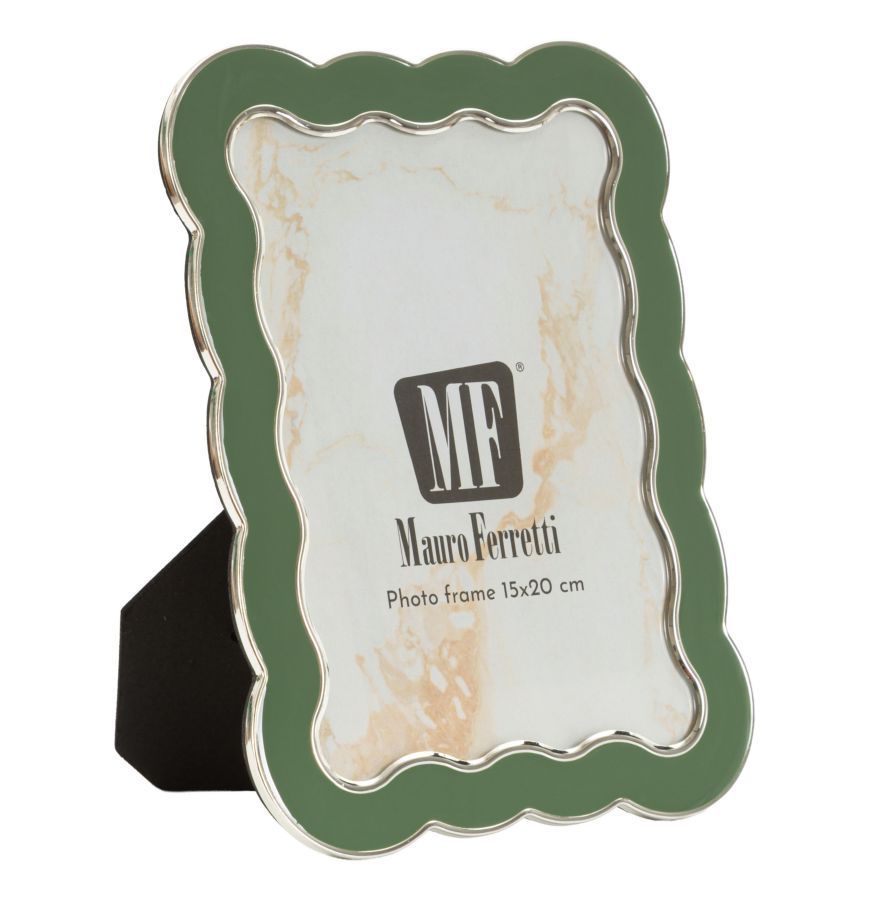 Cadre photo vert charlotte cm 15,7x1,3x21,10 (dimensions intérieures cm 12,5x17,5) - Photo n°1