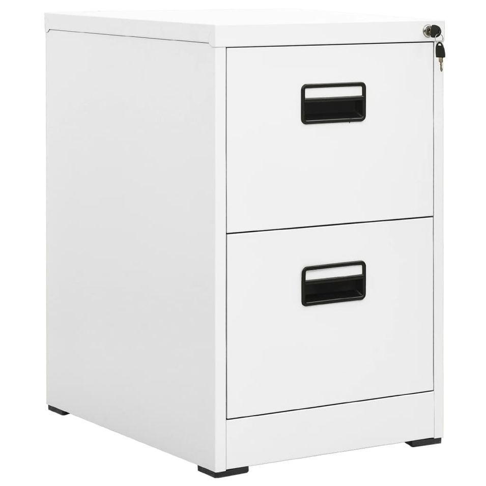 Caisson à classeurs en acier Kara H 72.5 cm - Mobilité et rangement Optimisé - Photo n°1