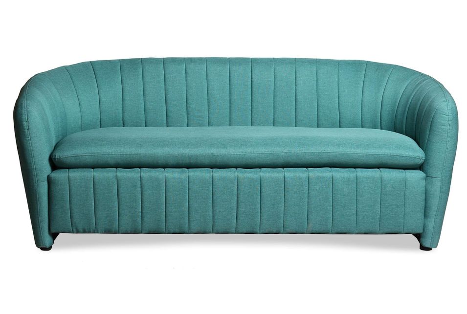 Canapé 3 places tissu vert Kapton - Photo n°1