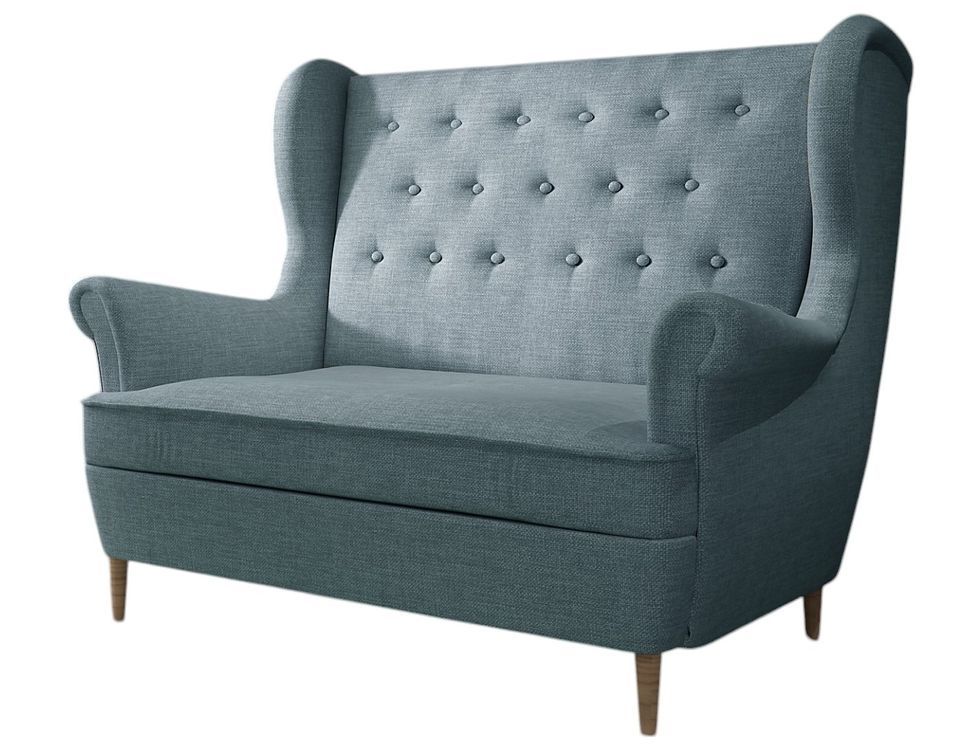 Canapé bergère LIZZI – Élégance rétro et confort absolu - Photo n°1