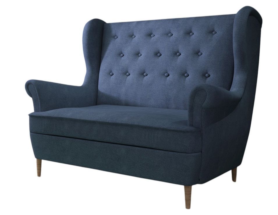 Canapé bergère LIZZI – Élégance rétro et confort absolu - Photo n°1