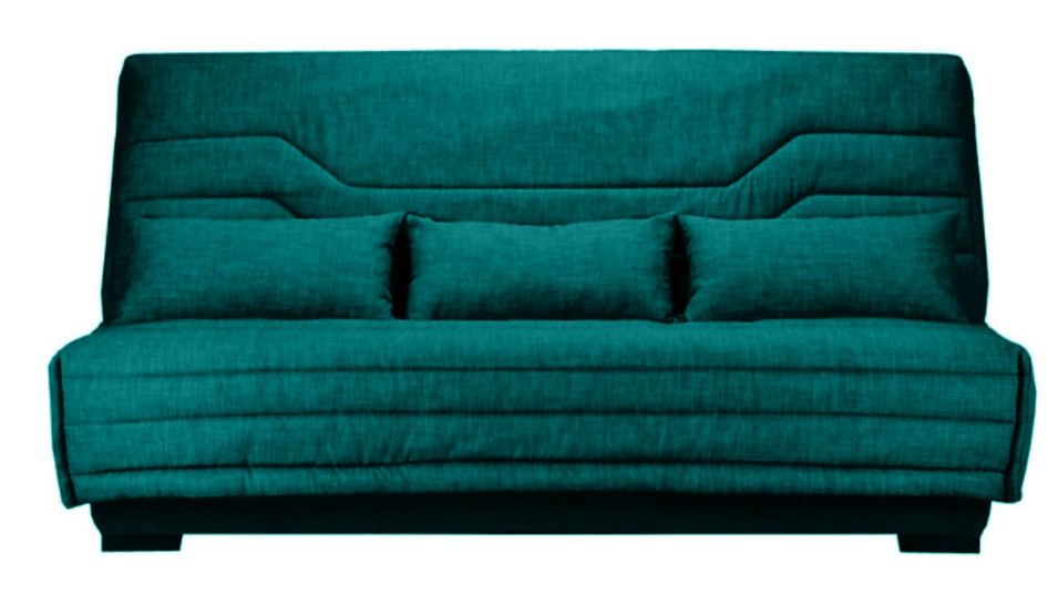 Canapé Clic Clac nouveau tissu avec coffre matelas Bultex 15 cm Bianca 140x200 cm - Photo n°1