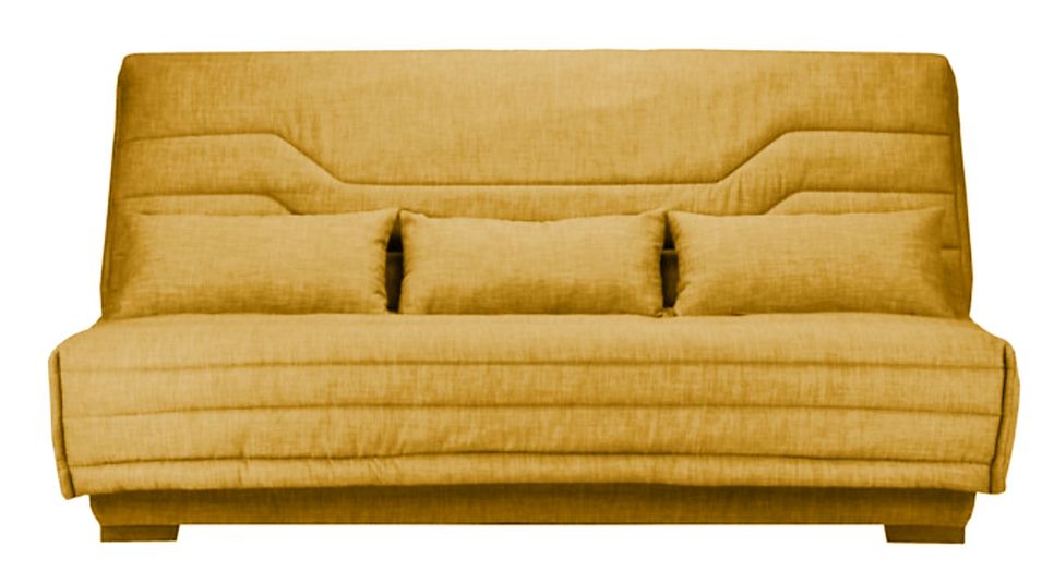 Canapé Clic Clac nouveau tissu avec coffre matelas Bultex 15 cm Bianca 140x200 cm - Photo n°1