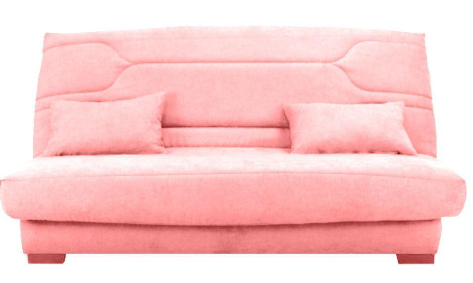 Canapé clic clac tissu avec rangement matelas Bultex 15 cm Balkoa 207 cm - Photo n°1
