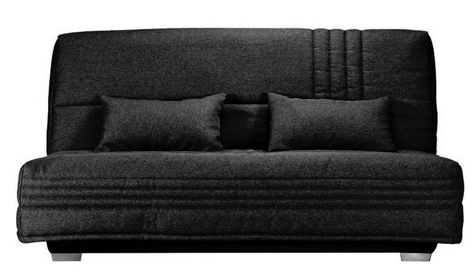 Canapé clic clac tissu avec rangement matelas Sofaconfort 17 cm Parko 193 cm - Photo n°1