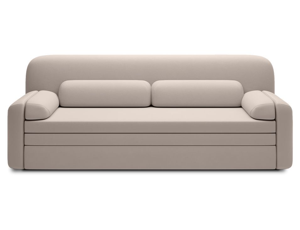 Canapé convertible 2 places BELOZE en tissu – 235 cm - Photo n°1