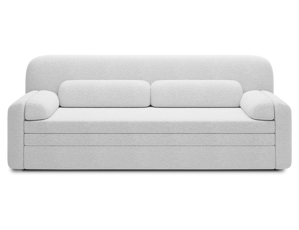 Canapé convertible 2 places BELOZE en tissu – 235 cm - Photo n°1
