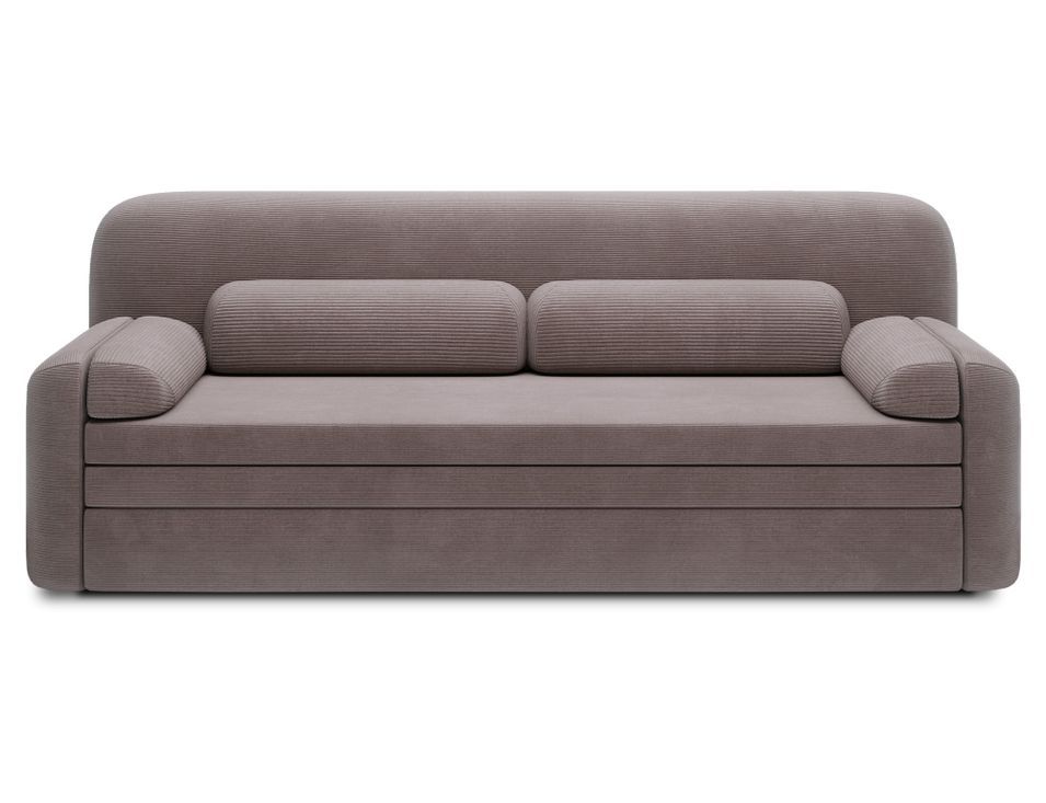 Canapé convertible 2 places BELOZE en tissu – 235 cm - Photo n°1