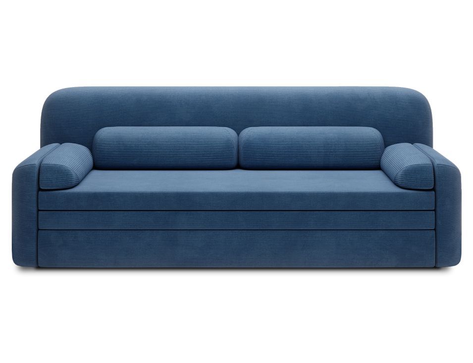 Canapé convertible 2 places BELOZE en tissu – 235 cm - Photo n°1