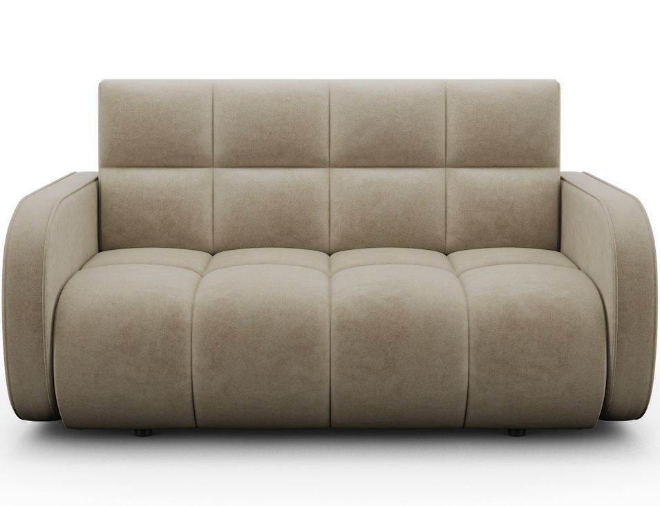 Canapé convertible 2 places DENVERS en tissu avec coffre de rangement – 154 cm - Photo n°1